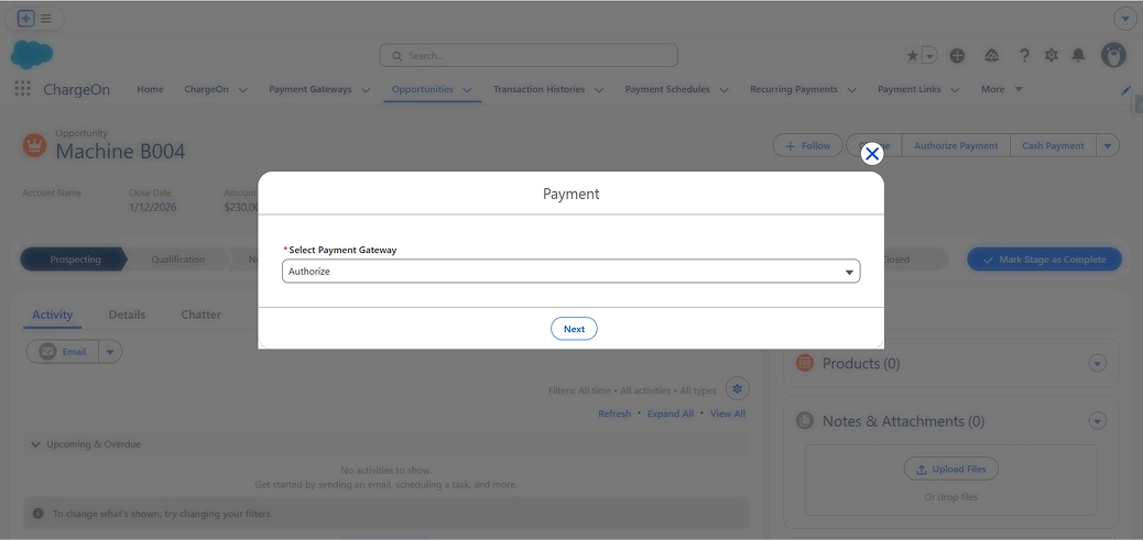 Authrize.net Image - Test your transactions in a Salesforce Sandbox