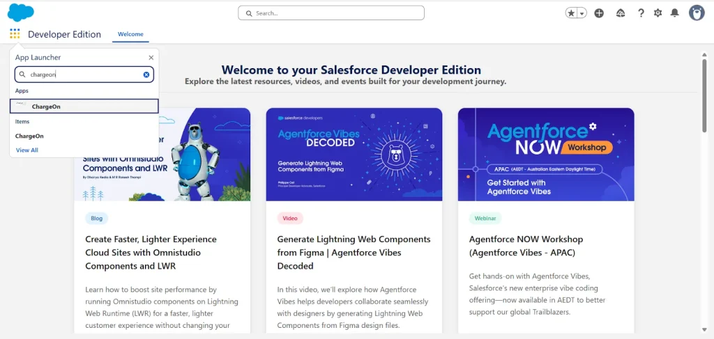 On the left-hand side, click on the App Launcher