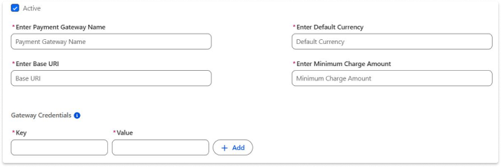 Step - Enter basic gateway details Image