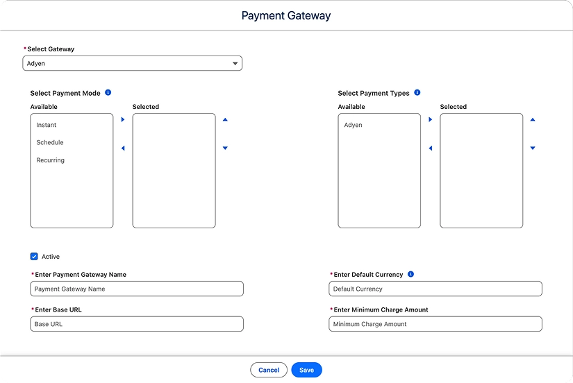 Step - Select Payment Method & Type image