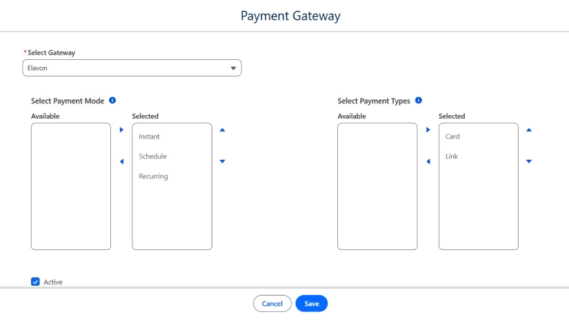 Step - Choose Paypal from the dropdown