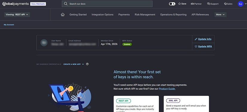 Step - Click on API Key