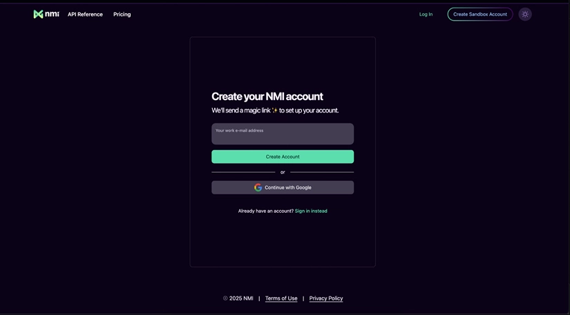 Step - Create the Account Image
