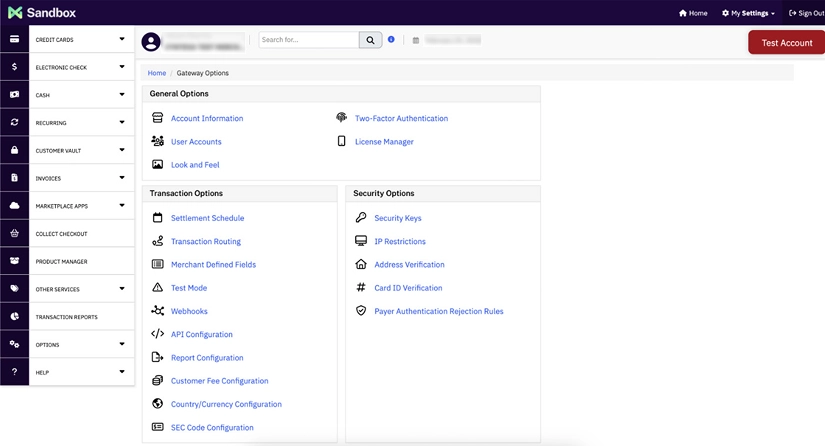 Step - Click on the Security Keys