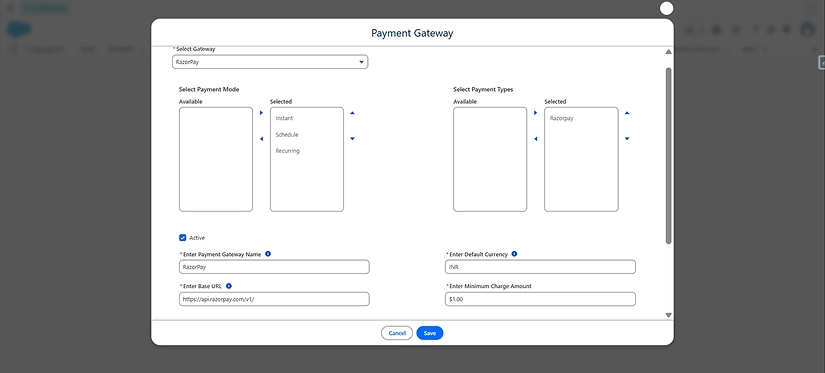 Step - Select Payment Method & Type image