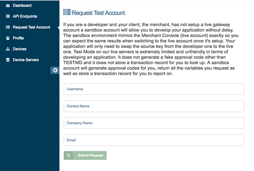 Step - Setup Sandbox Account