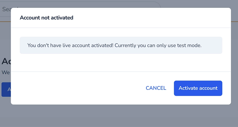 Step - Click on the Activate button
