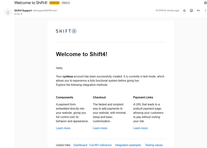 Step - You will receive a confirmation mail