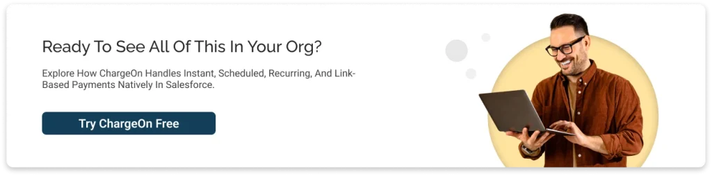 Accept payment in Salesforce CTA