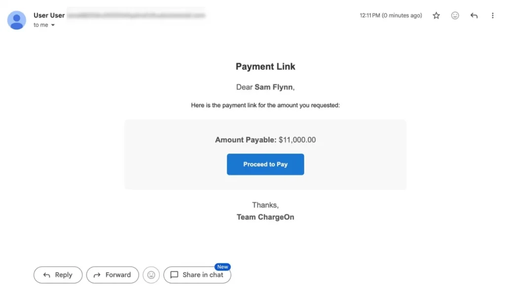 Customer completes the payment