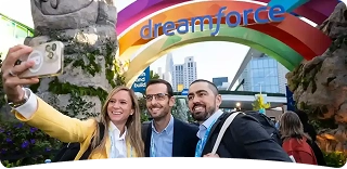 Say Hello at Booth Mobile Image - Dreamforce