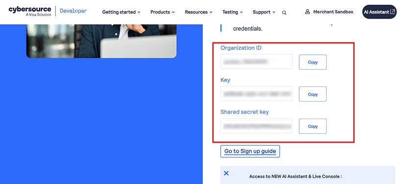Step - Check the inbox for a link to activate your sandbox