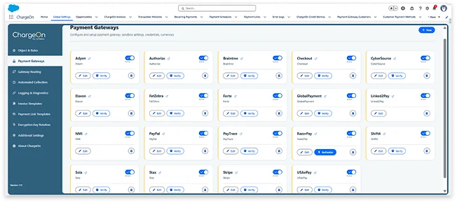 Multiple Payment Gateway Integration