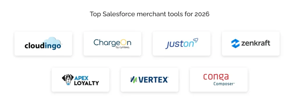 Top Salesforce merchant tools for 2026