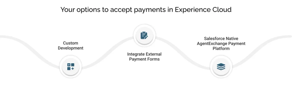 options to accept payments in Experience Cloud